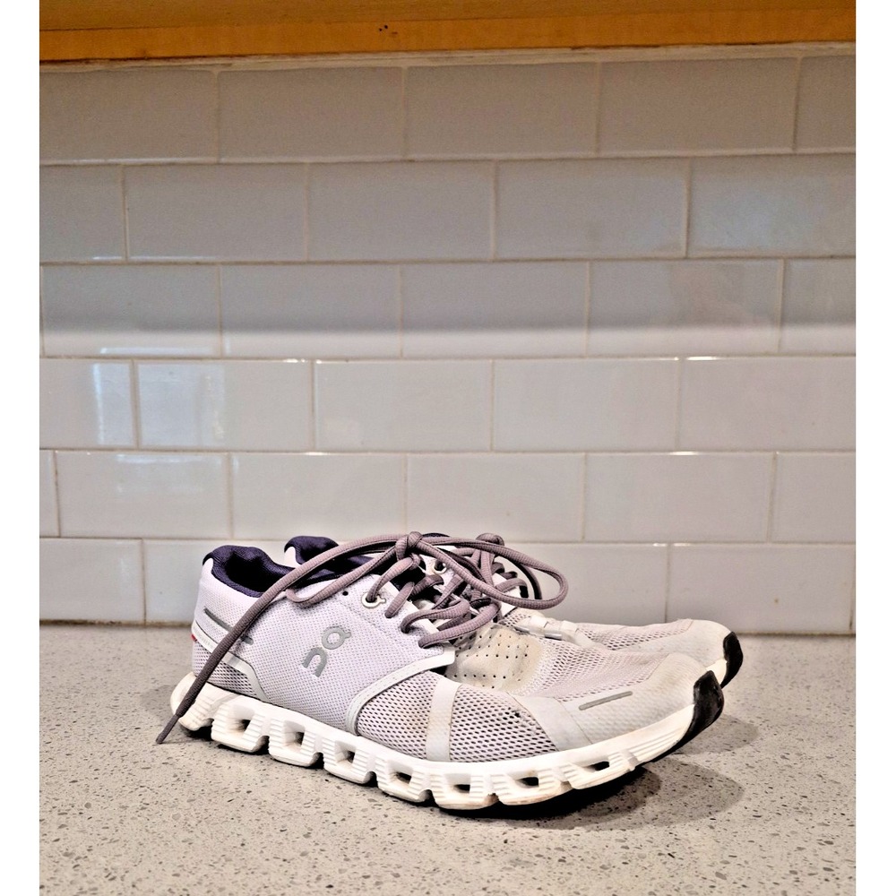 On Cloud 5 Running Shoes AUTH Glacier White Men's US 9 EU 45 Sneakers